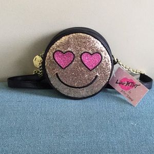 Betsey Johnson emoji purse